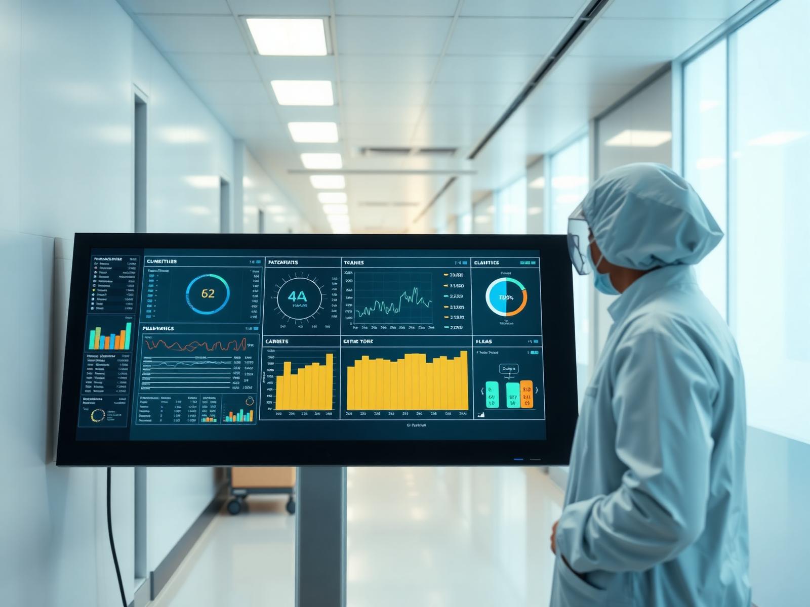 Process data monitored live on a plant floor terminal